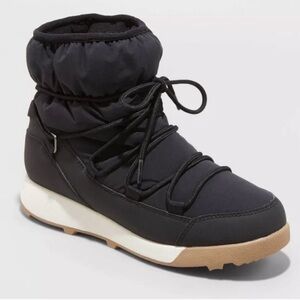 All‎ In Motion Women's Cara Winter Boots Water Repellent Black Size 11